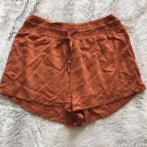 F21 Burnt Orange Shorts